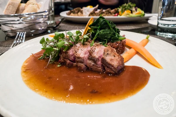 Duck breast at Gaby, NYC, NY