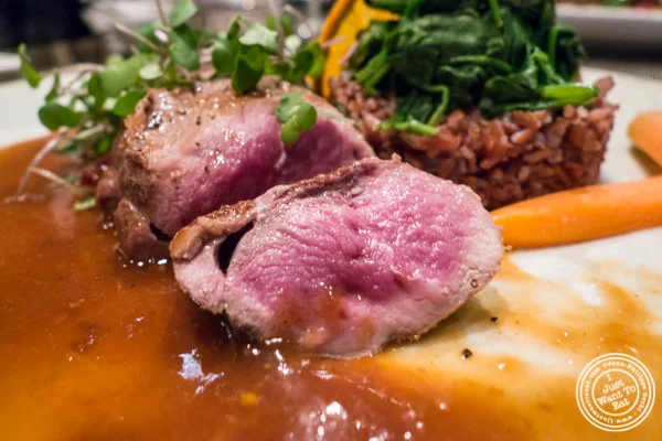 Duck breast at Gaby, NYC, NY