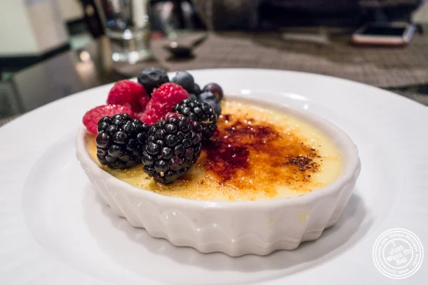 Creme brûlée at Gaby, NYC, NY
