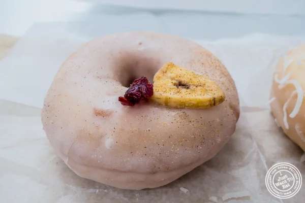 Banana milk donut at Underwest Donut at Madison Square Garden