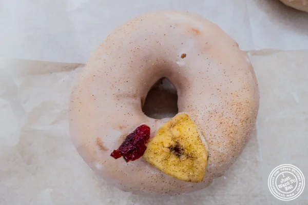 Banana milk donut at Underwest Donut at Madison Square Garden