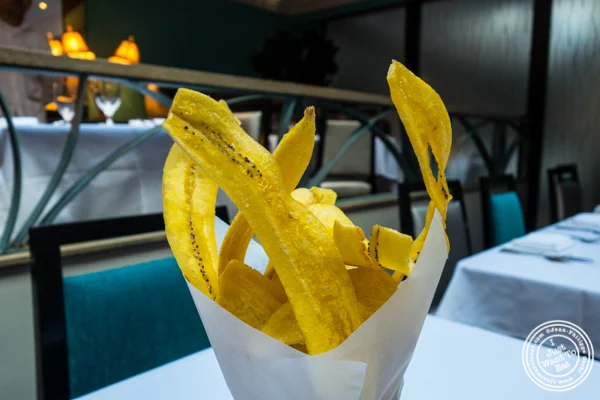 Plantains at Victor's Café, Cuban restaurant in NYC, NY