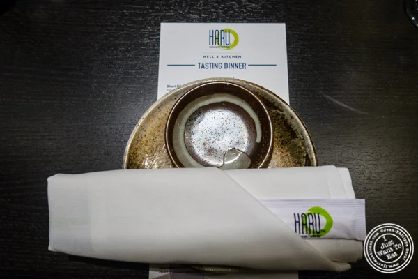 Tasting menu at Haru in Hell's Kitchen, NYC, NY