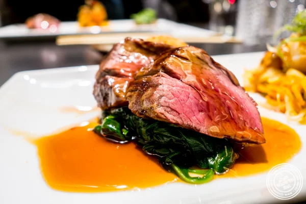 Filet mignon at Haru in Hell's Kitchen, NYC, NY