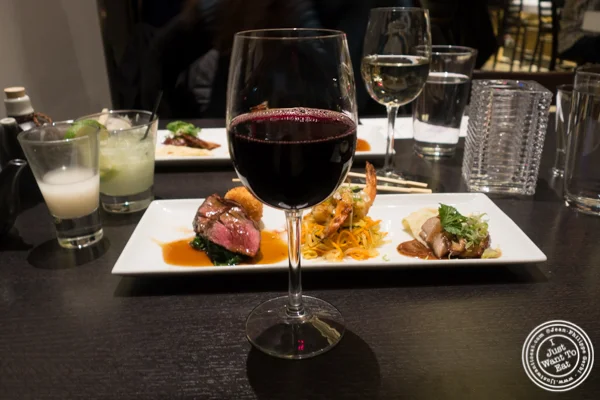 Malbec Salentein reserve at Haru in Hell's Kitchen, NYC, NY