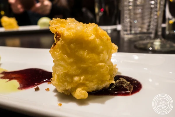 Tempura cheesecake at Haru in Hell's Kitchen, NYC, NY