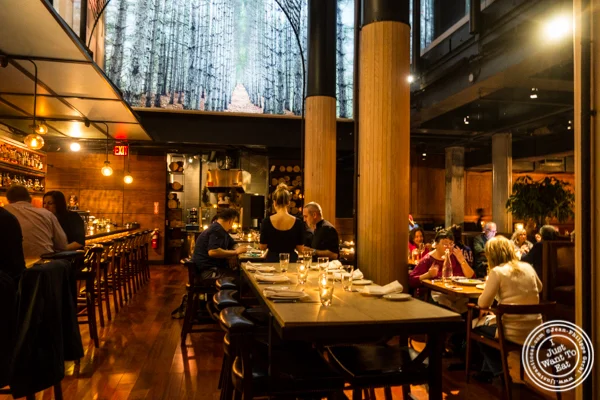 Dining room at Butter in NYC, NY