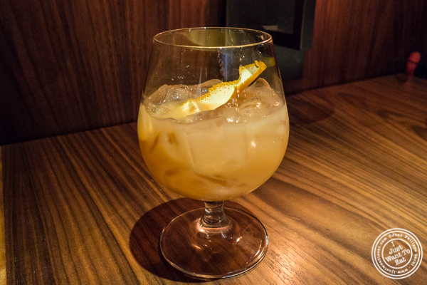 Bitter Sling cocktail at Butter in NYC, NY