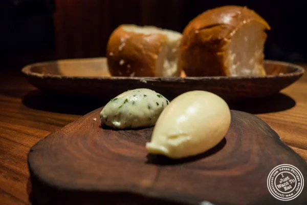 Bread and butter at Butter in NYC, NY