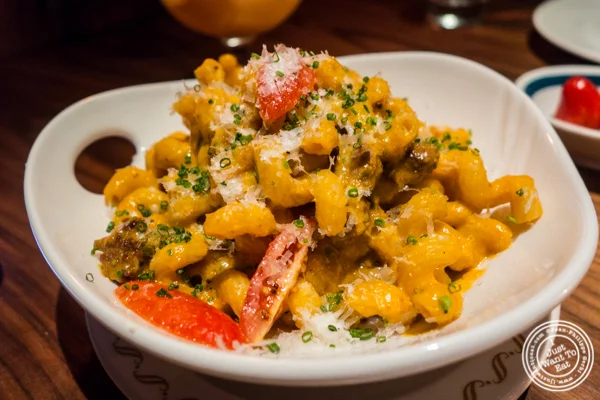 Cavatappi pasta at Butter in NYC, NY