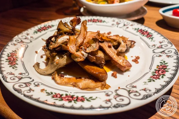 Royale trumpet a la plancha at Butter in NYC, NY