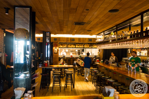 Dining room at Salvation Burger in NYC, NY