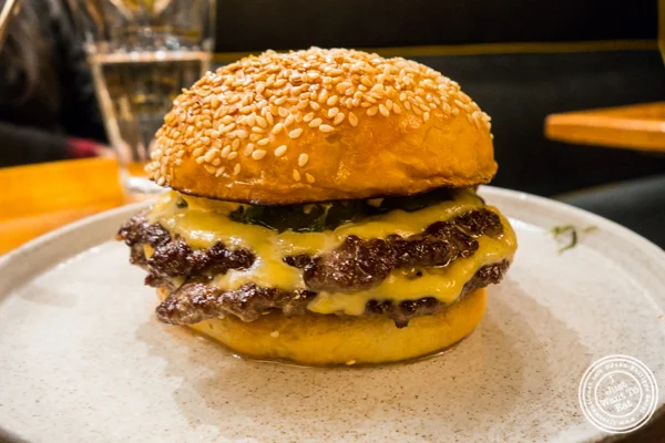 Classic burger at Salvation Burger in NYC, NY