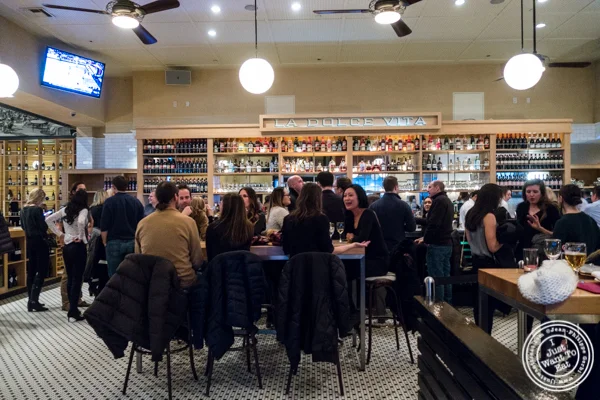 Bar area at Lugo Cucina in NYC, NY