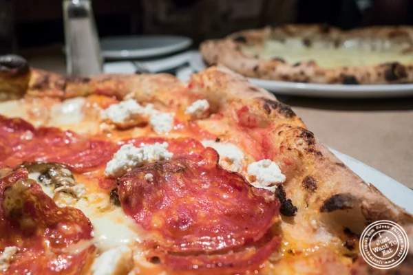 Borbone pizza at Ribalta in NYC, NY