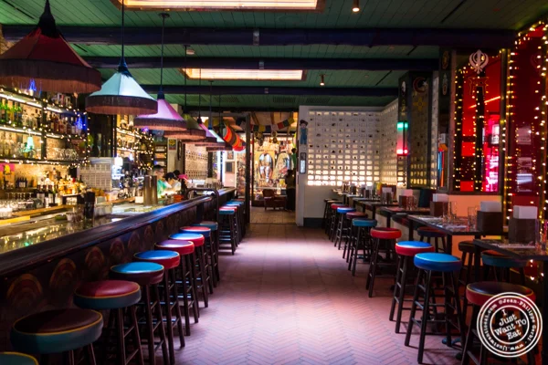 Dining room at Salvation Taco in NYC, NY