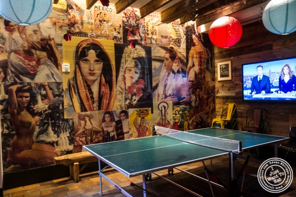 Game room at Salvation Taco in NYC, NY