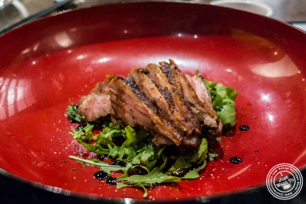 Duck Chasiu at ROKI Le Izakaya in NYC, NY