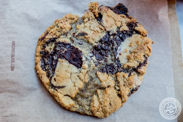 Chocolate chip cookie at Jacques Torres on the Upper West Side, NYC, NY
