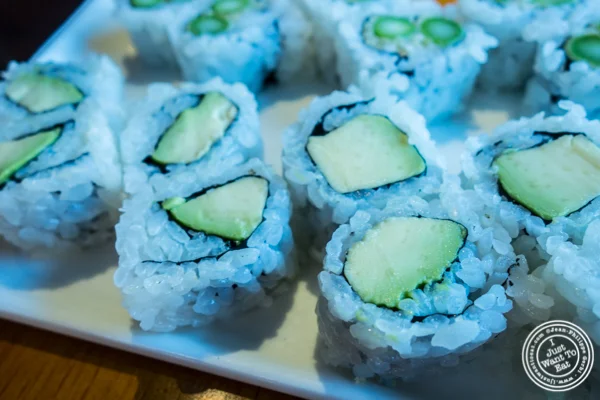 Avocado roll at Shokudo Sushi and Ramen in Hell's Kitchen