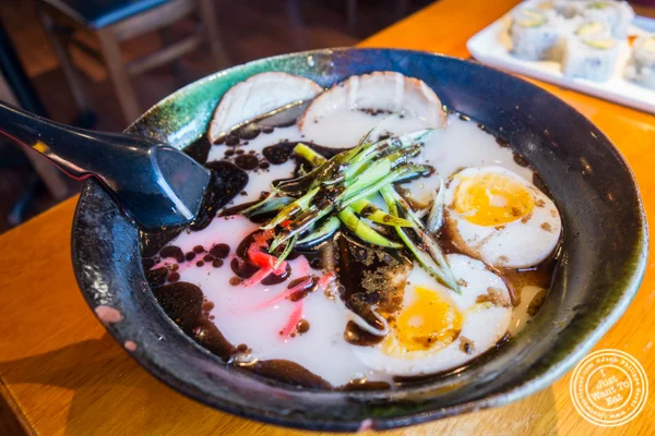 Tonkotsu ramen at Shokudo Sushi and Ramen in Hell's Kitchen