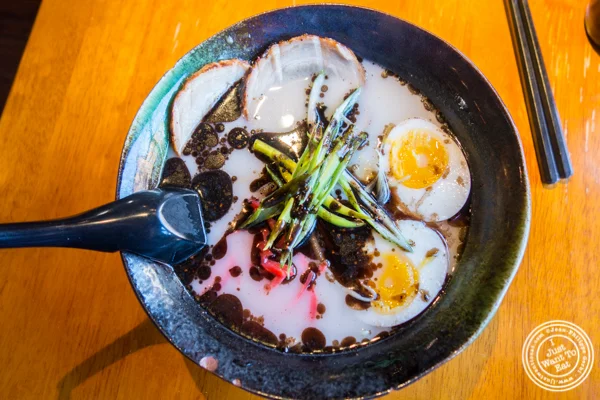 Tonkotsu ramen at Shokudo Sushi and Ramen in Hell's Kitchen