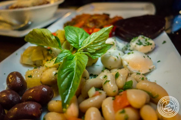Mezzo platter at Bella Luna on the Upper West Side, NYC, NY