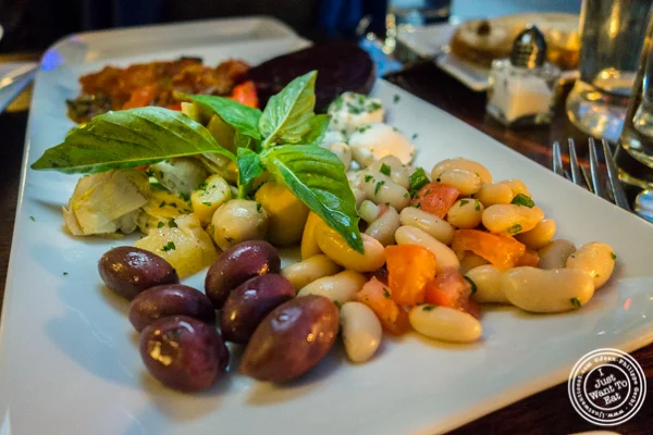 Mezzo platter at Bella Luna on the Upper West Side, NYC, NY