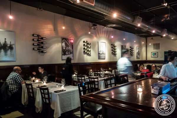 Dining room at Westside Steakhouse in NYC, NY
