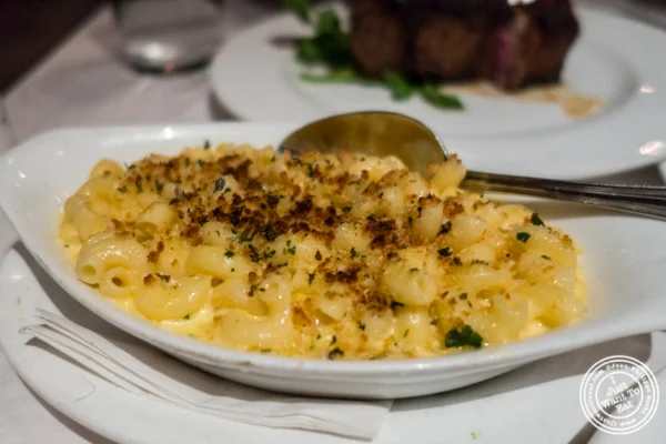 Mac and cheese at Westside Steakhouse in NYC, NY