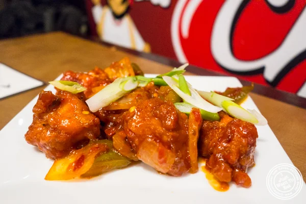 Chilly chicken at Chawlas2 in Gramercy, NYC, NY