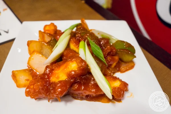 Chilly paneer at Chawlas2 in Gramercy, NYC, NY