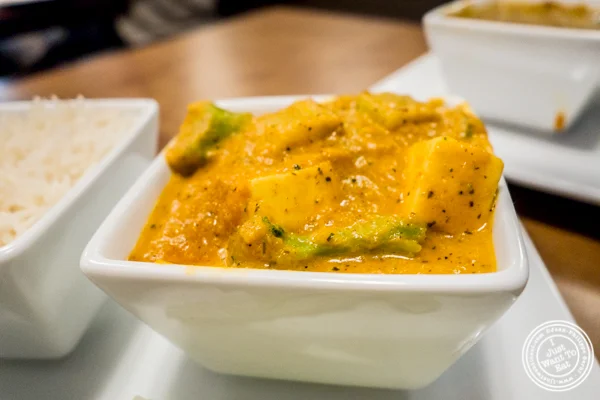 Mi vegetable korma at Chawlas2 in Gramercy, NYC, NY