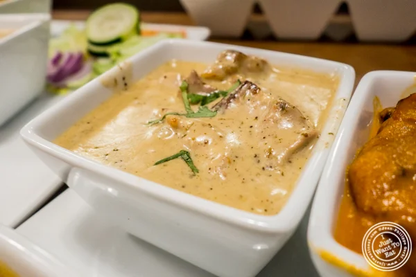 Cream chicken at Chawlas2 in Gramercy, NYC, NY
