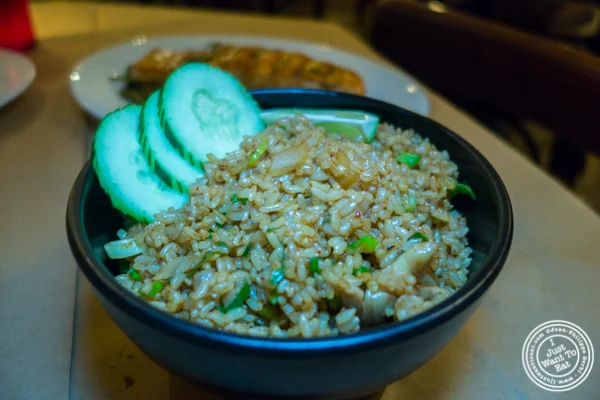 Tom Yum fried rice at Kelley and Ping in Greenwich Village