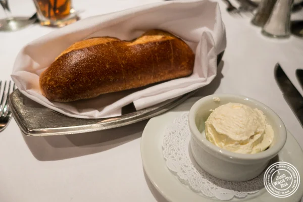 Bread and butter at Ruth's Chris in Manhattan