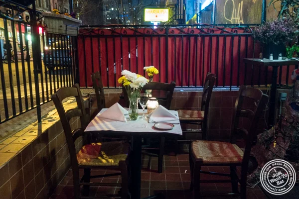 Terrace at Tout Va Bien in NYC, NY