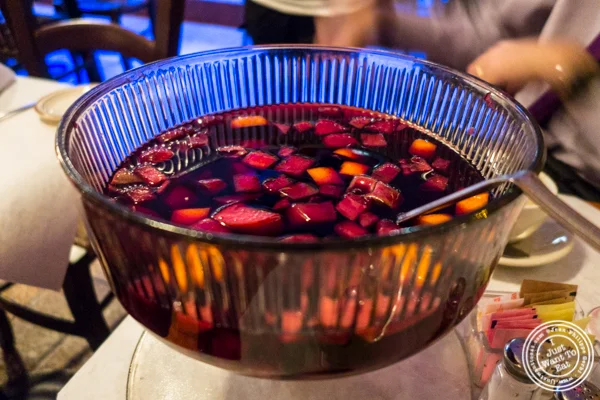 Sangria at Tout Va Bien in NYC, NY