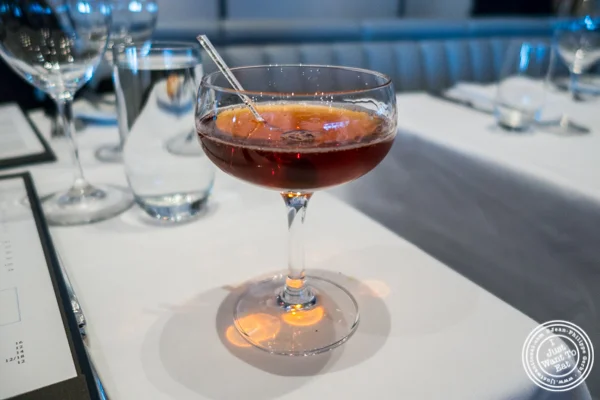 Gentleman's bet cocktail at Porter House in NYC, NY