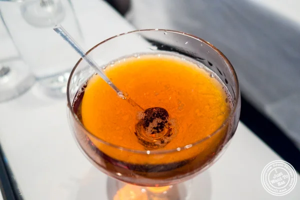 Gentleman's bet cocktail at Porter House in NYC, NY