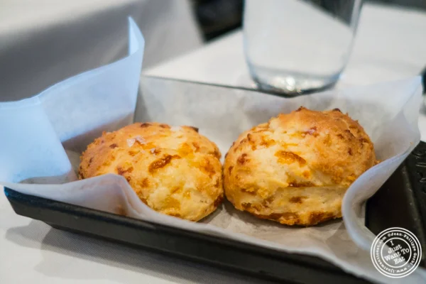 Cheese bread at Porter House in NYC, NY