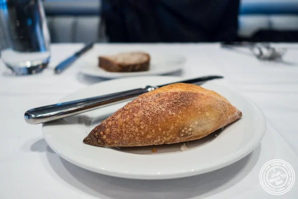 White bread at Porter House in NYC, NY