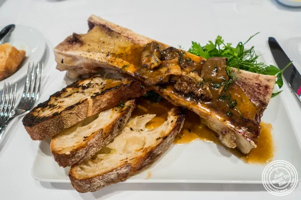 Bone marrow at Porter House in NYC, NY
