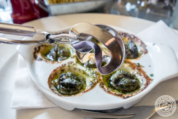 Escargots at Le Grainne Cafe in Chelsea