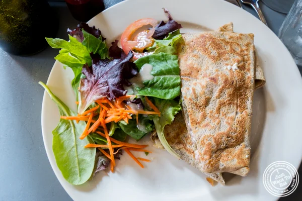 Ham and cheese crepe at Le Grainne Cafe in Chelsea