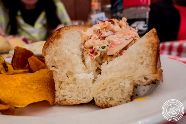 Lobster roll at Grand Central Oyster Bar in NYC, NY