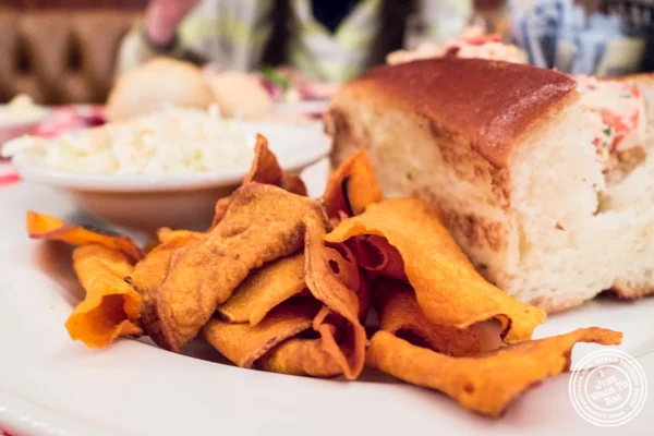 Sweet potato chips at Grand Central Oyster Bar in NYC, NY