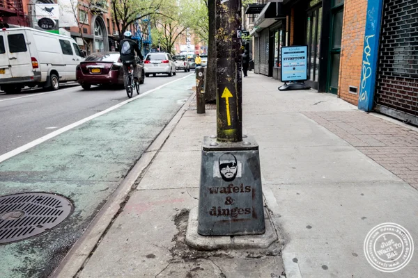 Direction to Wafels and Dinges in the East Village, NYC, NY