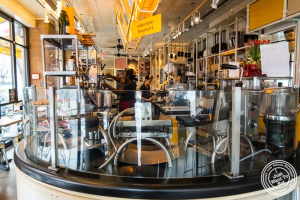 Kitchen at Wafels and Dinges in the East Village, NYC, NY