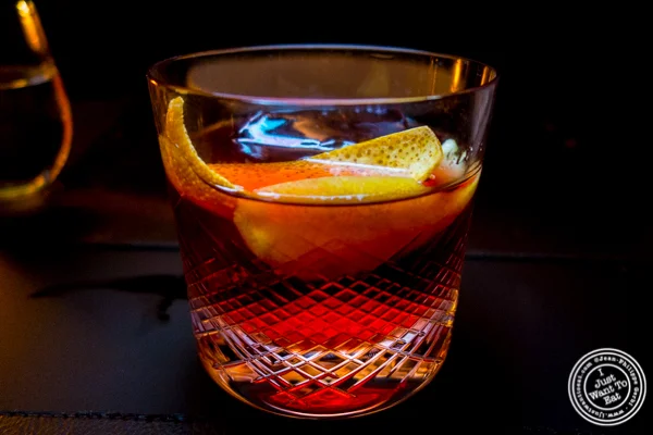 Negroni at Cut by Wolfgang Puck in TriBeCa, NYC